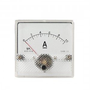 Class 2.5 Accuracy Analogue Current Panel Meter DC 0-10A Amperemeter