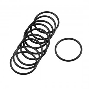 10 Pcs 36mm x 2.4mm Black Silicone O Rings Oil Seals Gaskets