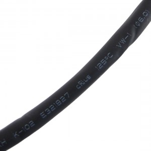 6mm Black Polyolefin Insulation Heat Shrink Tubing 3 Meters 9.8ft