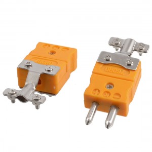 Pair Male to Female Plugs K Type Thermocouple Sockets New