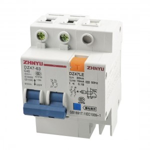 AC 400V 40A Overload Protection 2 Pole ELCB Earth Leakage Circuit Breaker