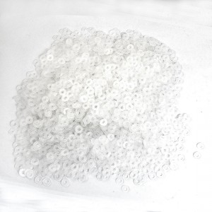 3mm x 7mm x 1mm Flat Insulator Nylon Washers White 6000 Pcs