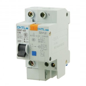 DZ47-63 1P+N Pole Miniature ELCB Earth Leakage Circuit Breaker AC 240/415V