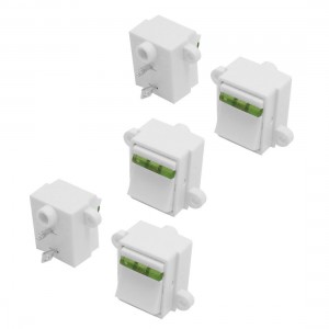 5 Pcs Green White 2 Pin SPST On/Off Rocker Switch AC 125V/13A 250V/10A