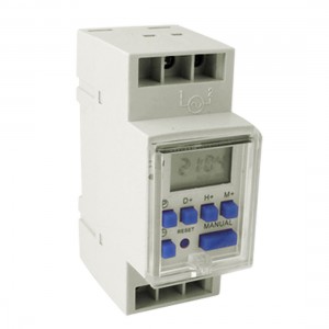 DC 12V Control Voltage Din Rail Type Programmable Timer