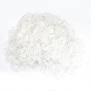 5000 Pcs Motherboard Flat Nylon Washers White 8mm x 4mm x 1mm