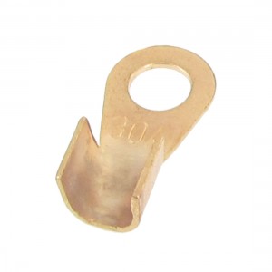 Open Cable Connector Ring Tongue Copper Passing Through Terminal 30A