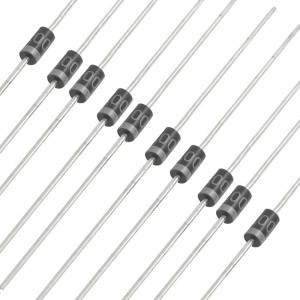 70 Pcs Molded Plastic Case 1000V 1A Single Phase Polarized Rectifier Diodes