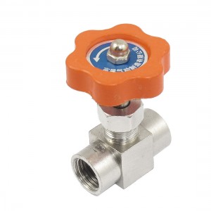 Red Plastic Handle 1/4"PT Female Thread Pneumatic Control Stop Valve