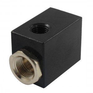 QE-02 G 1/4" Dia Female Thread One Way Quick Exhaust Valve