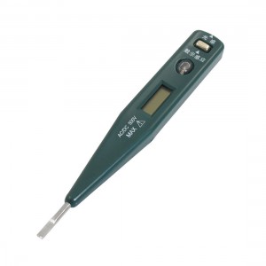 Dark Green LCD Digital Display AC/DC 500V Screwdriver Electroprobe