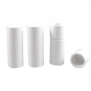 25mm White PVC Hose Tube End Fitting Adapter Caps 10 Pcs
