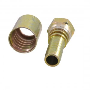 3/4" PT Thread Hydraulic Cone End Tube Adapter Oil Piping Connector