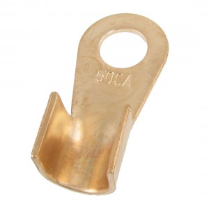 Open Cable Connector Ring Tongue Copper Passing Through Terminal 500A