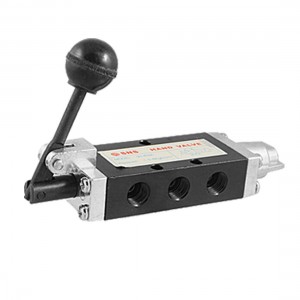 1/4 PT 2 Position 5 Way Direct Drive Hand Control Valve