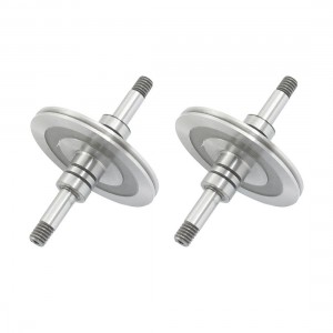 2 Pcs 4mm Shaft Diameter CNC Wire Cut Mahcine Stainless Guide Pulley Sprzc