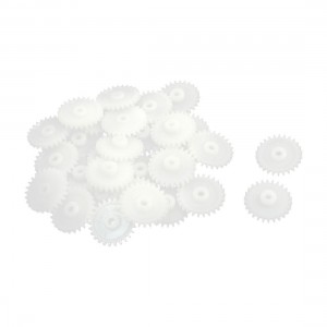 30 Pcs 14mm x 2mm Single Reduction Plastic Gear for Stepping Motor Gearbox