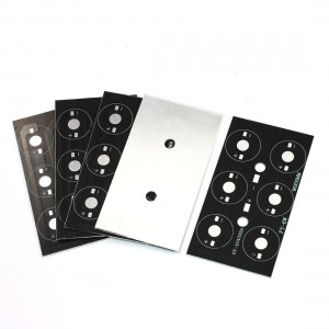 5PCS Aluminum Base Plate DIY PCB 9cm x 5cm for 6 x 1W/3W High Power LEDs