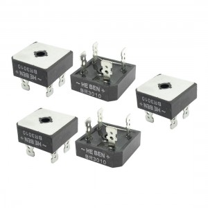 3000V 10A Metal Case Single Phase Diode Bridge Rectifier 5 Pcs