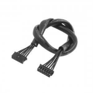 RC Car Truck Part Black 6Pin JST-XH Male Plug Motor Sensor Cable 21cm Length