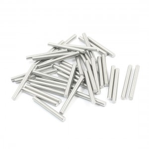 40Pcs Hardware Stainless Steel 30x3mm Transmission Lathe Round Rods