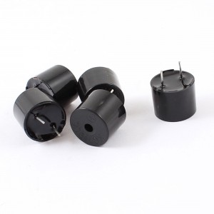 5 Pieces DC 3.3/5V 4000Hz Electronic Continuous Sound Buzzer Black 12x9.5mm