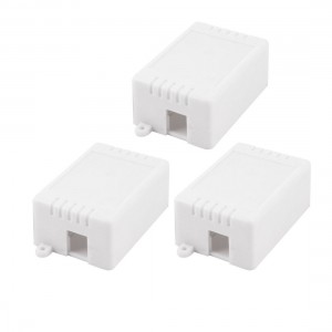 50mm x 35mm x 22mm Waterproof Plastic Enclosure Case DIY Junction Box 3 Pcs