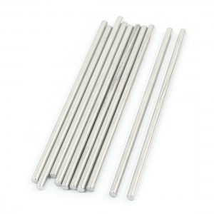 10Pcs Hardware Stainless Steel 70x2.5mm Transmission Round Rod