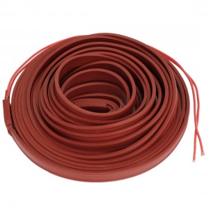 Brick Red Pipeline Waterproof Heating Cable 220V 10M x 15mm