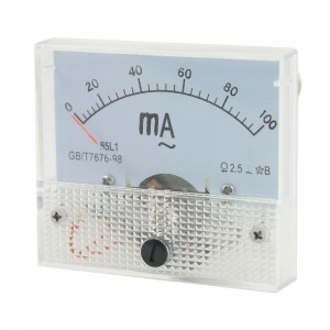 AC 0-100mA Class 2.5 Current Testing Panel Analog Meter Ammeter 85L1