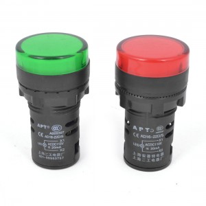 AC DC 110V 20mA Electrical Circuit Red Green LED Signal Indicator Lamp 2pcs