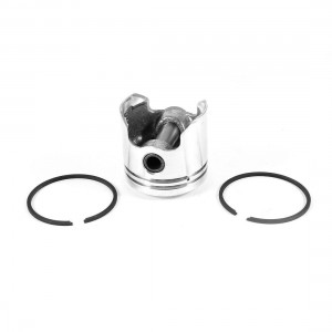 Silver Tone 10mm Bore Diameter Piston Pin Ring Set for Air Compressor
