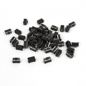 55Pcs Momentary Tact Tactile Push Button Switch 3x6x4.3mm 2-pin SMT