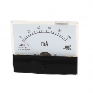 Fine Turning Dial DC 0-100mA Analog Ammeter Panel Meter 44C2