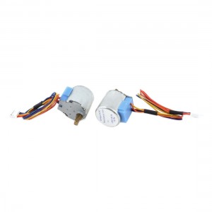 2 Pcs DC 6V 4.95x10mm Shaft 1000PRM 4-Phase 5-Wire Reducing Stepper Motor