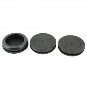 3 Pcs Black Rubber 35mm Slotting Diameter Sealed Sealing Cap for Bottle