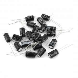 20pcs 12.5mm x 8mm 3mm Lead Pitch Electrolytic Capacitors 470uF DC 16V