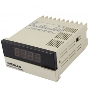 AC 110V 3 1/2 Digital Frequency Tacho Panel Meter Line Speed Measuring +/-1999