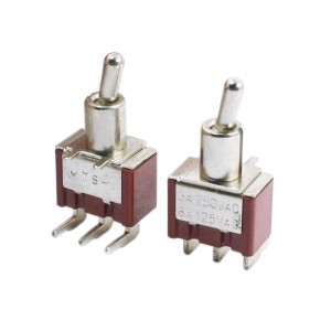 2Pcs 2 Position SPDT Locking Actuator Toggle Switch 6A AC125V 3A AC250V