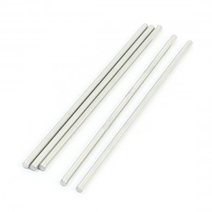 5Pcs 70 x 2mm Hardware Tools Stainless Steel Round Rods for Car Model