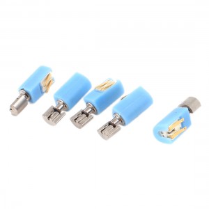 5Pcs DC3-4.5V 1000RPM Coreless Vibrating Motor Blue for Mobile Phone