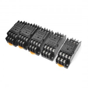 Repairing PYF14A 14Pins 35mm Mounting Rail Relay Socket Base 5PCS for HH54P