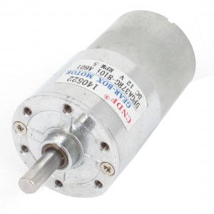 DFGA37RG-80i Cylinder Shape DC 12V Speed 5 RPM Geared Motor