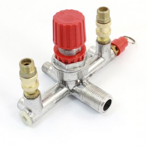 Air Compressor 1/4PT 1/2PT Male Thread Pressure Regulator Valve Fitting