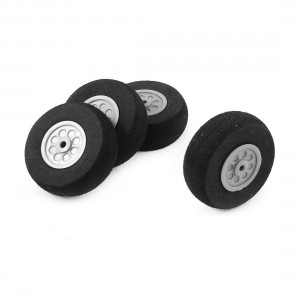 4 x RC Electric Toys Airplane Sponge Spoke Wheel 30mm x 10mm x 2mm