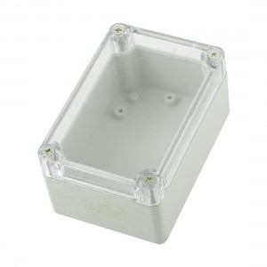 Waterproof Clear Cover Plastic Enclosure Case Junction Box 100mm x 68mm x 50mm