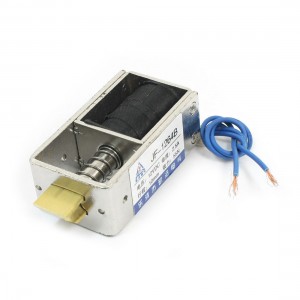 DC 12V 2.5A Spring Loaded Linear Door Locking Solenoid Electromagnet 10mm 55N