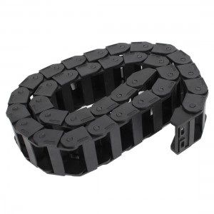 1M Semi Closed Nested Flexible Drag Chain Cable Carrier 18mm x 37mm