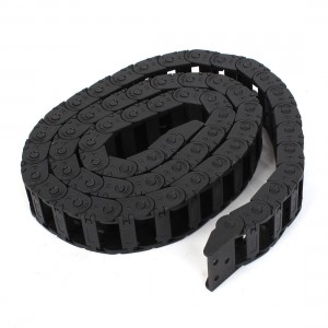 Machine Tool 10mm x 20mm Plastic Towline Drag Chain Black