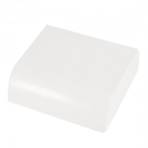 99mm x 27mm PVC Cable Trunking Terminal Joint Cable Raceway Connector